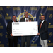 Sheriff Weaver of Georgetown County was presented with a check from Moseley for the Sheriff of the Year.